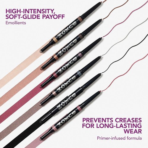 BUXOM Flip Side Dual-Ended Eyeliner & Shadow Duo - Waterline-Safe, Longwear, Vegan Formula