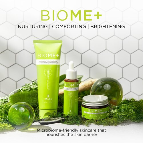 IMAGE Skincare, BIOME+ Cleansing Comfort Balm, Microbiome Friendly Gentle Cleanser, Reduces Moisture Loss, 4 fl oz