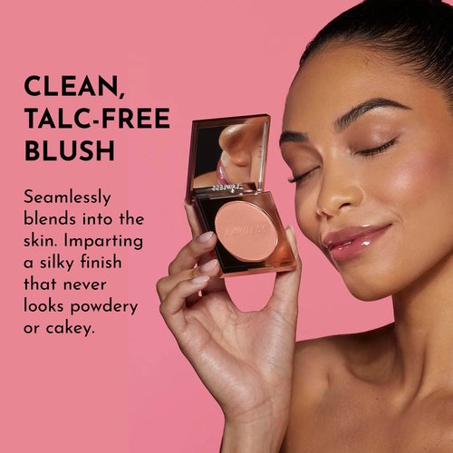 LAWLESS Women's Make Me Blush Talc Free Velvet Blush, Daisy Pink, 0.18 Ounce