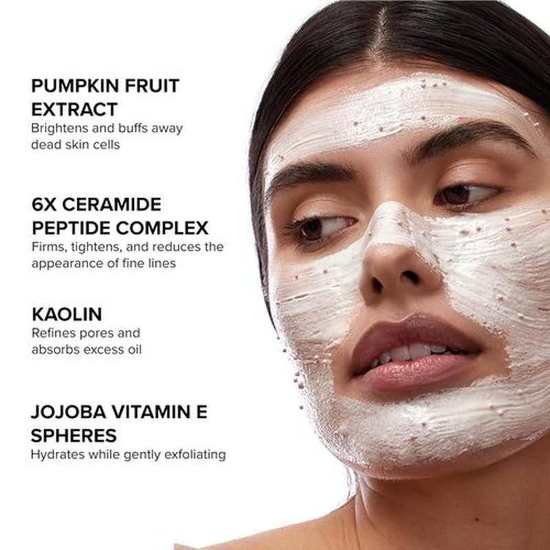 DRMTLGY Pumpkin Enzyme Face Mask - Gentle Exfoliating Treatment for Dull Skin | 5.5 oz