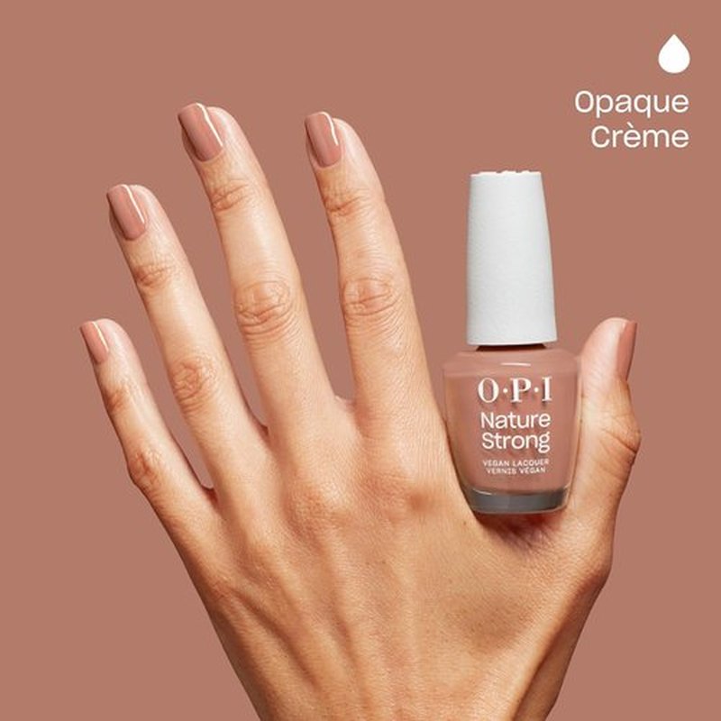 OPI Nature Strong Nail Polish Set - Eco-Friendly 3-Step System with Botanical Base & Top Coat | High Shine, Vegan, Cruelty-Free