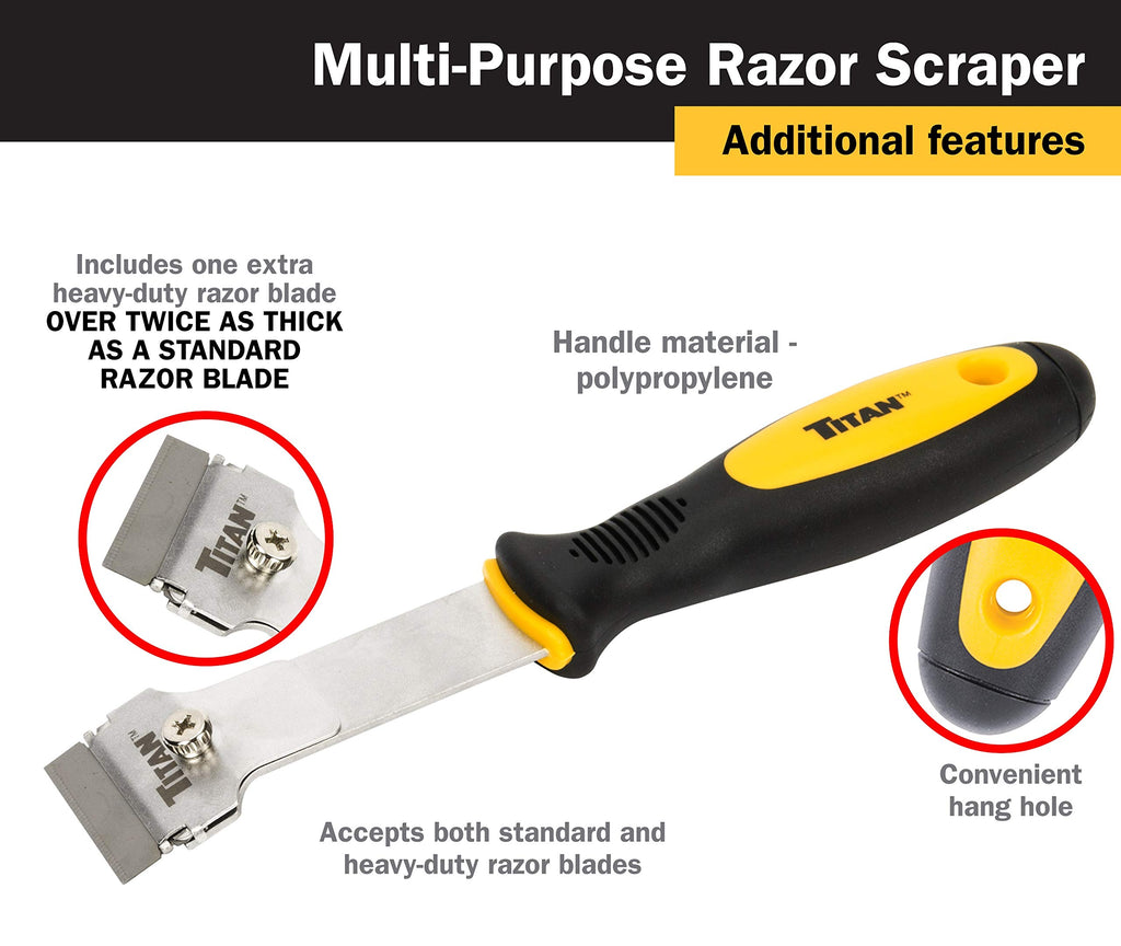 Titan 11515 12-Inch Wall Scraper with 4-Inch Blade