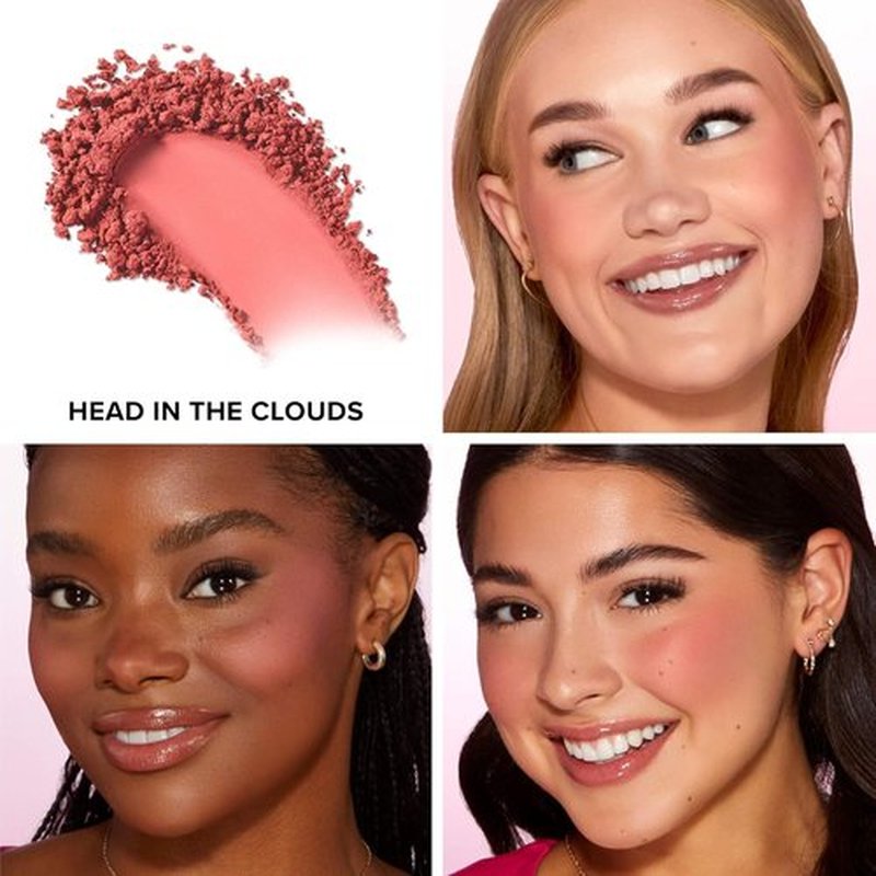 Too Faced Cloud Crush Blurring Blush - Velvety, Blendable High Pigment Powder for Cheeks, 0.17 Ounce