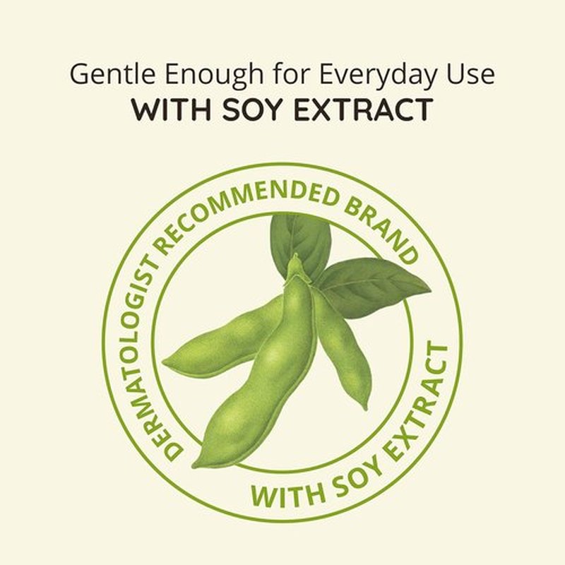 Aveeno Positively Radiant Facial Cleanser - Brightening Formula with Soy Extract, 11 fl. oz | Even Skin Tone & Texture