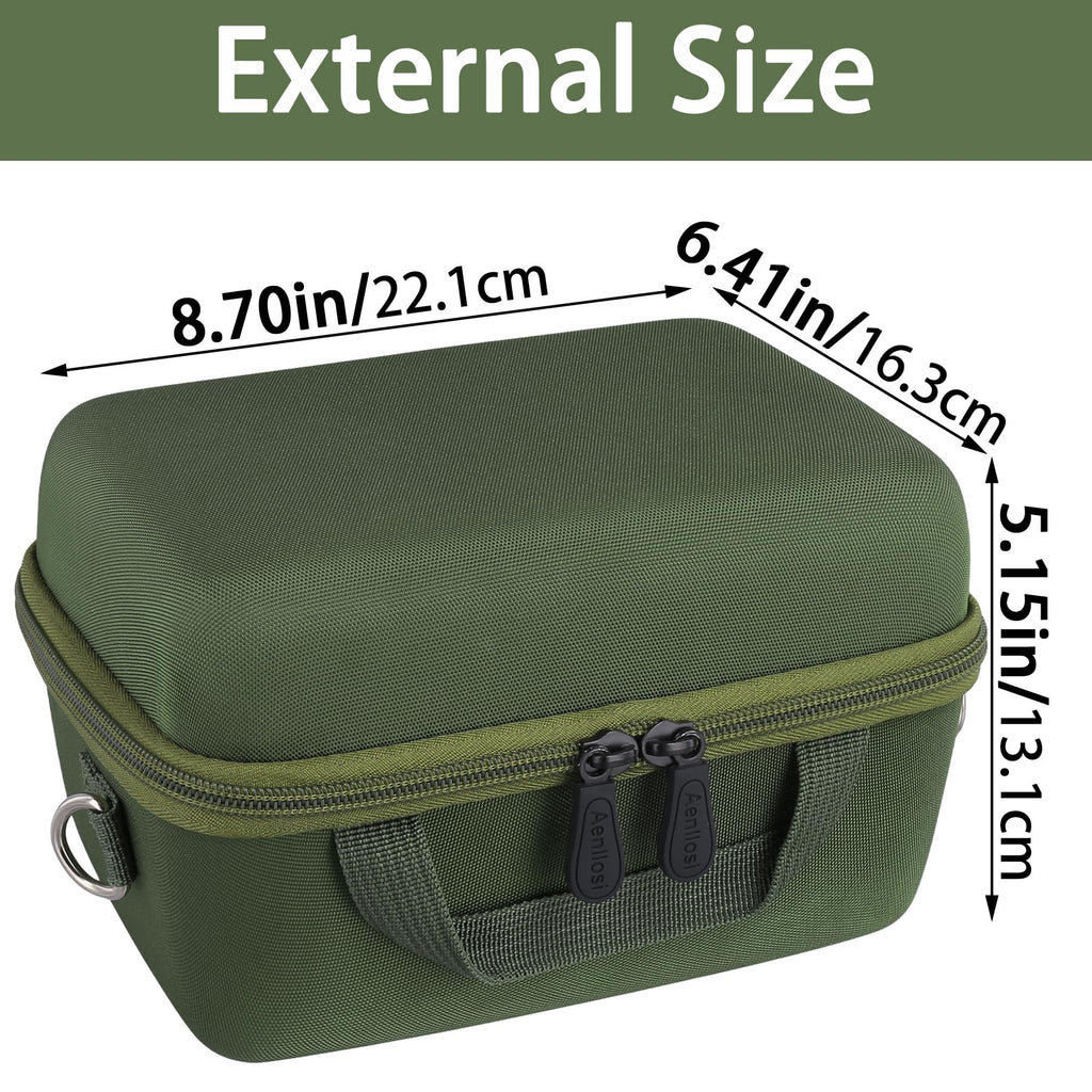 Aenllosi Hard Carrying Case Compatible with INSTAX WIDE 400 Instant Camera, Fujifilm Wide 400 Camera Protective Case, Green (Case Only)