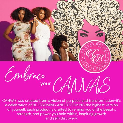 Canvas Beauty Body Glaze, Halo Moon - Moisturizing Non-Greasy Body Butter for Women With Beeswax, Jojoba Oil, and Rice Bran for Soft and Glowy Skin