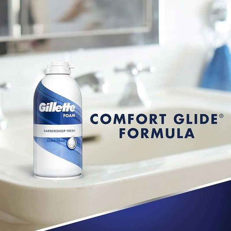 Gillette Shaving Foam - Barbershop Fresh Scent, 11 oz | Ultimate Shave Experience