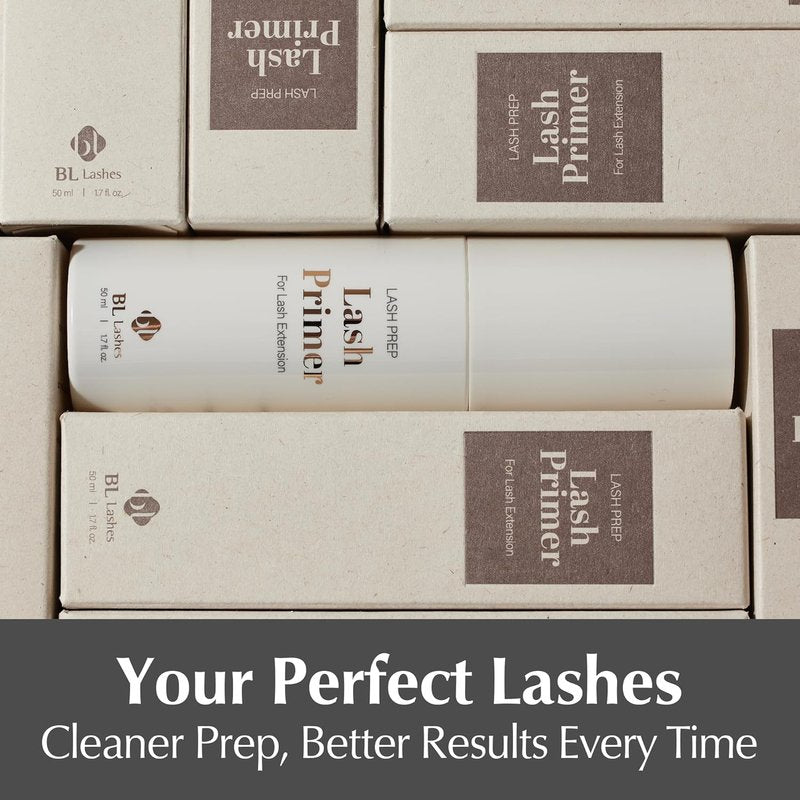 BL Lashes Primer for Lash Extensions - Oil-Free Formula for Strong Bonding & Quick Application (50ml)