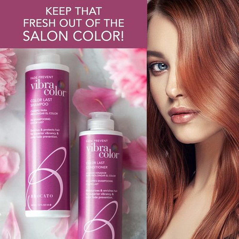 Brocato Vibracolor Shampoo & Conditioner Duo - 32 Oz | Color Safe, Sulfate-Free, Prevents Fading