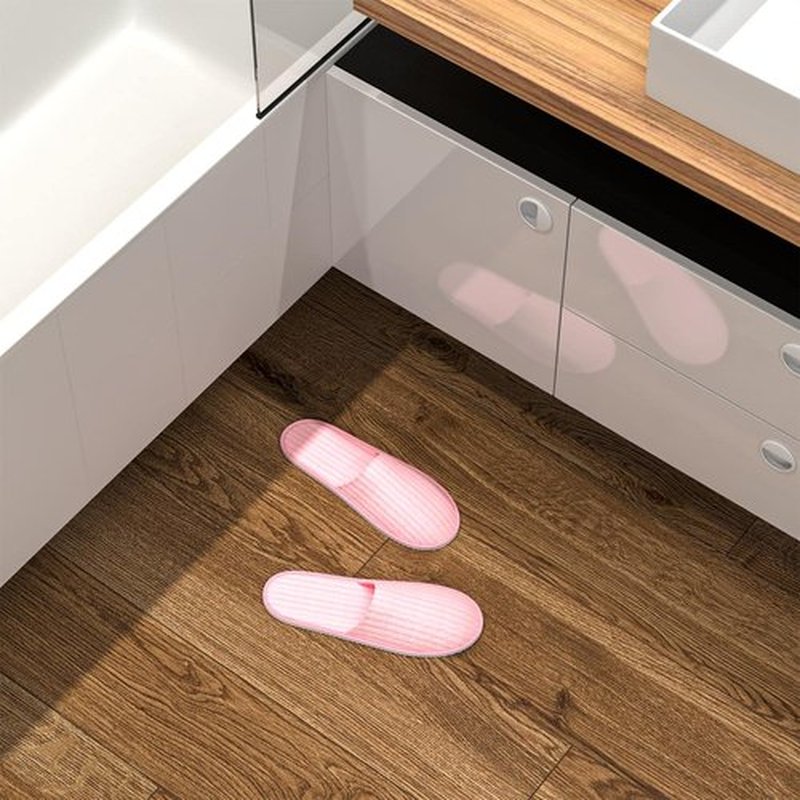 Maeline Bulk 6 Pair Disposable Home Slippers for Family Spa Guests Hotels Office - Mixed Slippers Home Party, Housewarming, Soft Fleece, Closed Toe, Multi, 9-13 Women/7-11 Men