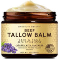 Brooklyn Botany Beef Tallow Balm – Grass Fed Beef Tallow for Skin and Face – Nourishing Face Moisturizer Infused with Lavender – 2 oz