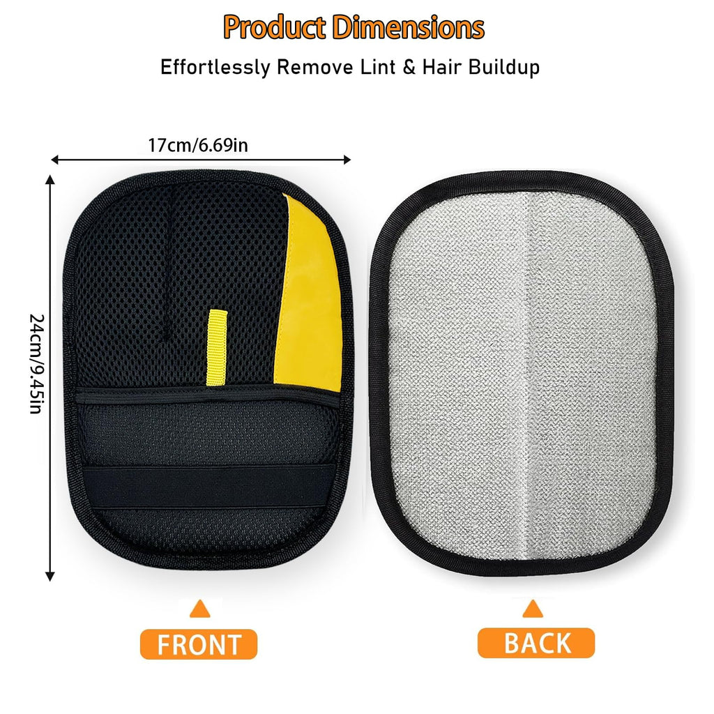 febnwn 3Pcs Pet Hair Removal Glove for Cats & Dogs, Reusable Electrostatic Pet Hair Gloves,Pet Hair Remover, Newly Upgraded Pet Hair Removal Tool for Car Seat,Clothing,Carpet,Couch