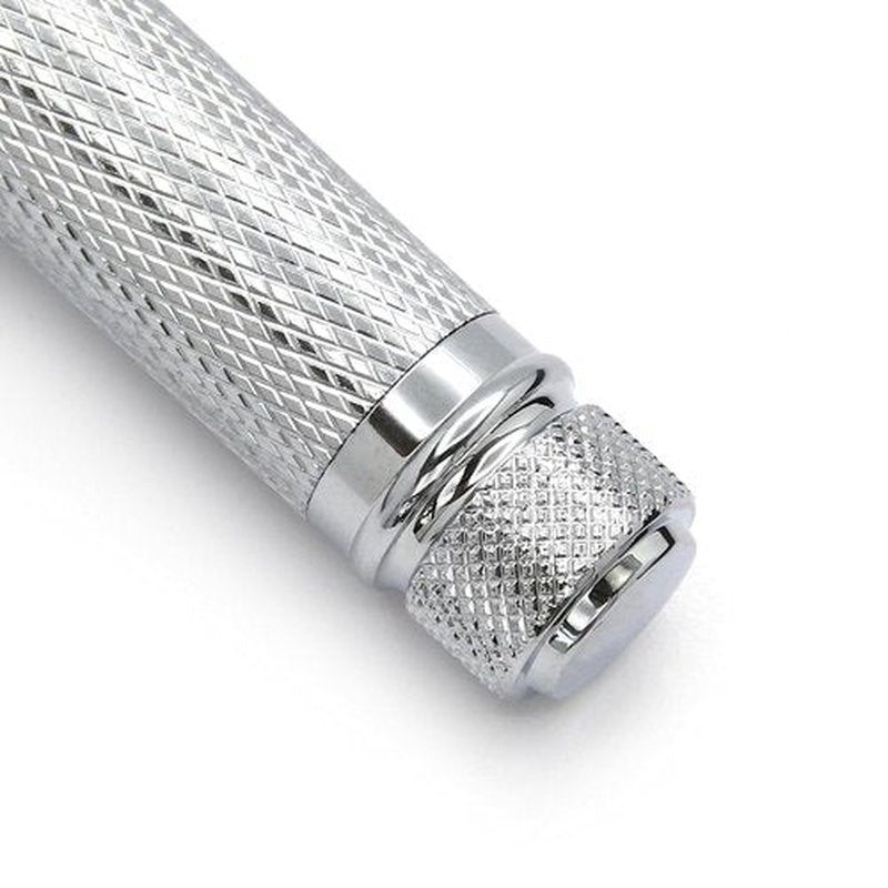 Edwin Jagger Classic Double Edge Safety Razor - Eco-Friendly, Short Handled, Knurled Design for Men & Women
