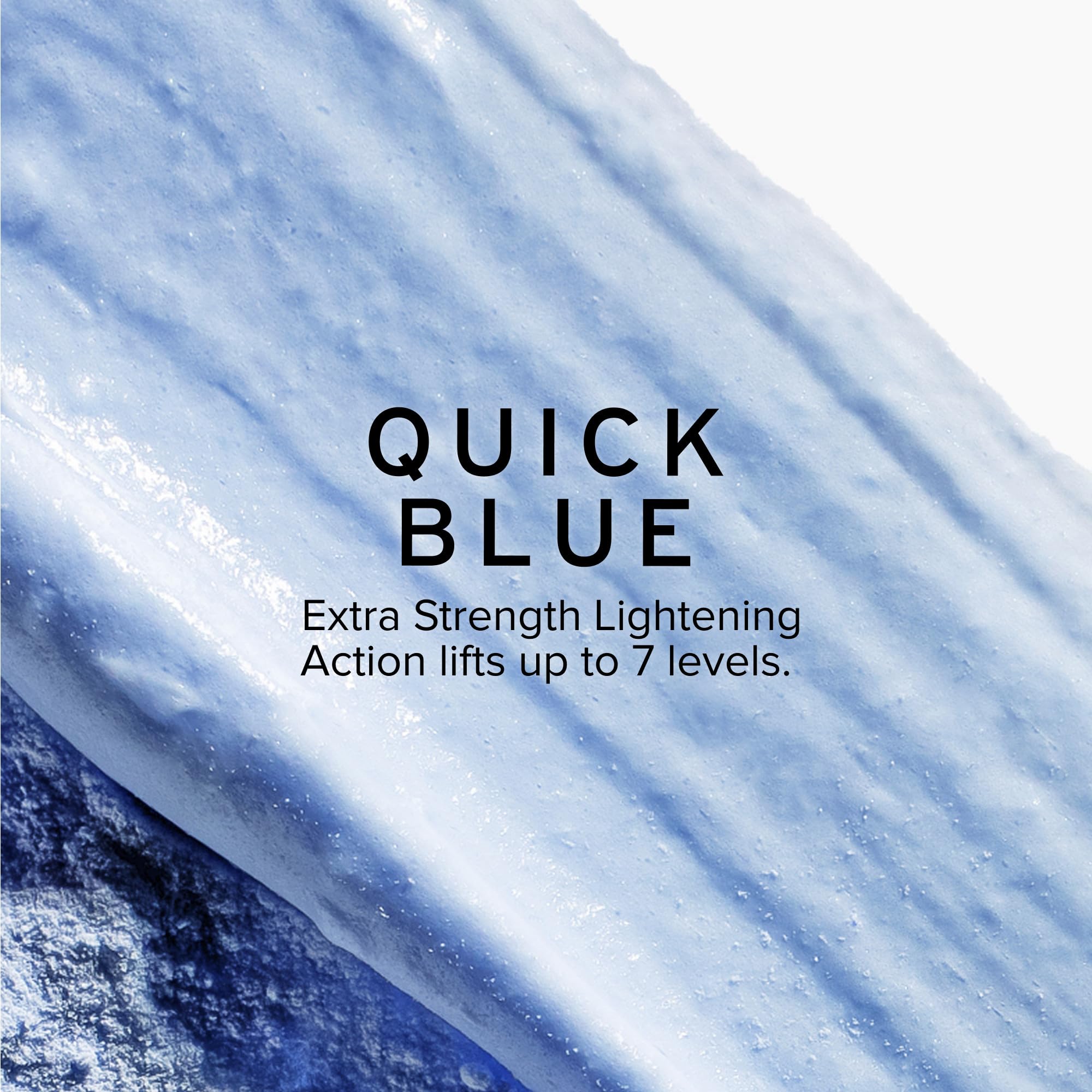 L'Oréal Technique Quick Blue High Performance Bleach - Professional Hair Bleaching Powder, No Drip Formula, Extra Strength Lightening Action Lifts Up To 7 Levels, Single Application