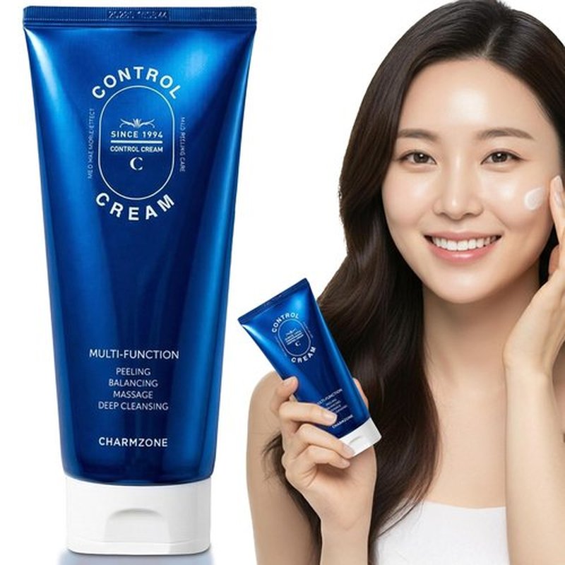 CHARMZONE Control Cream - Exfoliating Face & Body Massage Cream for Sebum & Dead Skin Removal | Hydrating Moisturizer (150ml)