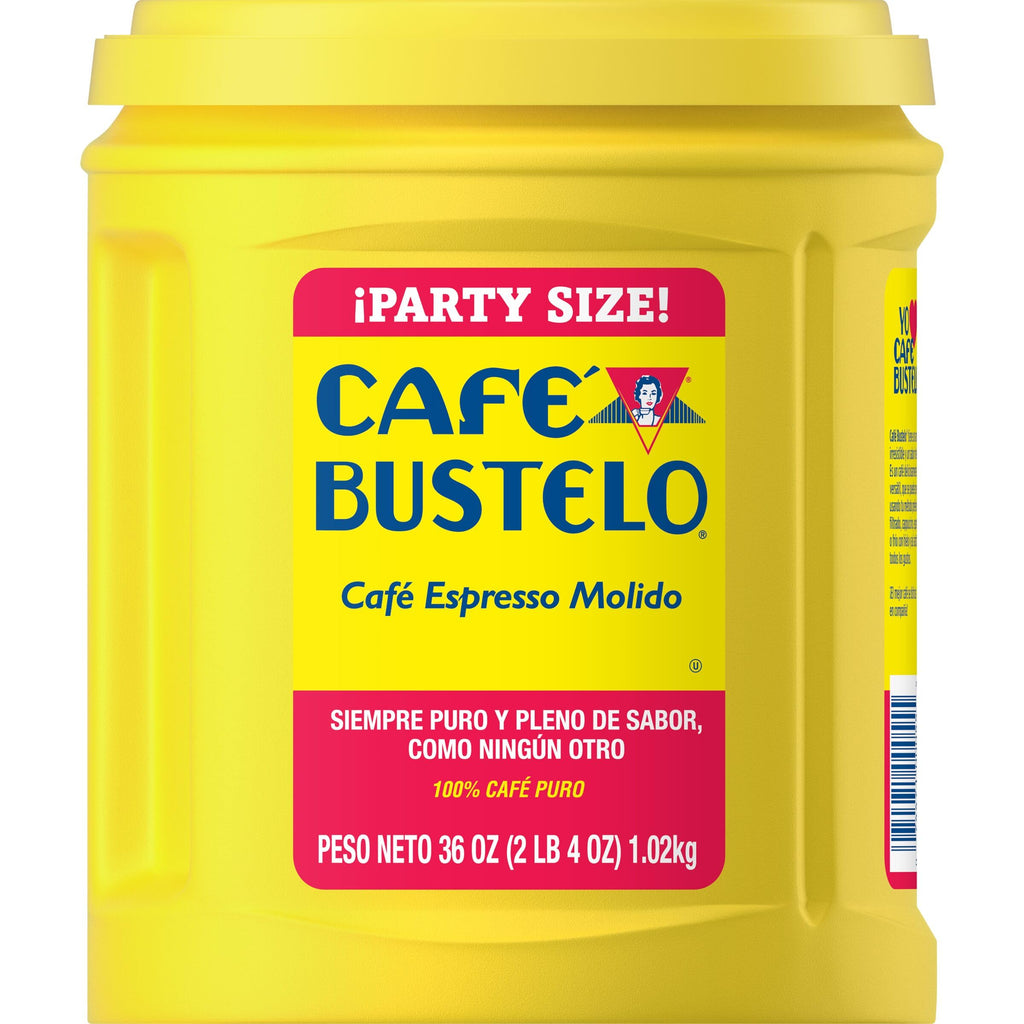 Café Bustelo Espresso Ground Coffee, Dark Roast, 36-Ounce Canister