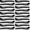 Duckbill 20 PCS Hair Clips for Sectioning -4.3” Professional Non-Slip Hair Clamps with Silicone Band, Gentle No-Mark Hold for Thick Hair, Styling & Coloring