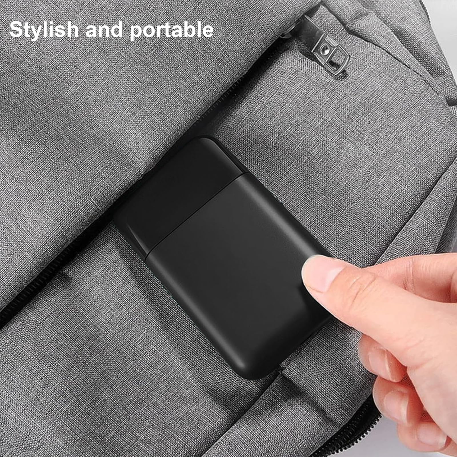 LinMei Men's Foil Shaver - USB Rechargeable Mini Portable Electric Shaver, Multifunction Stubble Trimmer with Pop-Up Sideburn Razor, Sensitive Skin Friendly for Beards, Ideal for Travel/Gym/Home