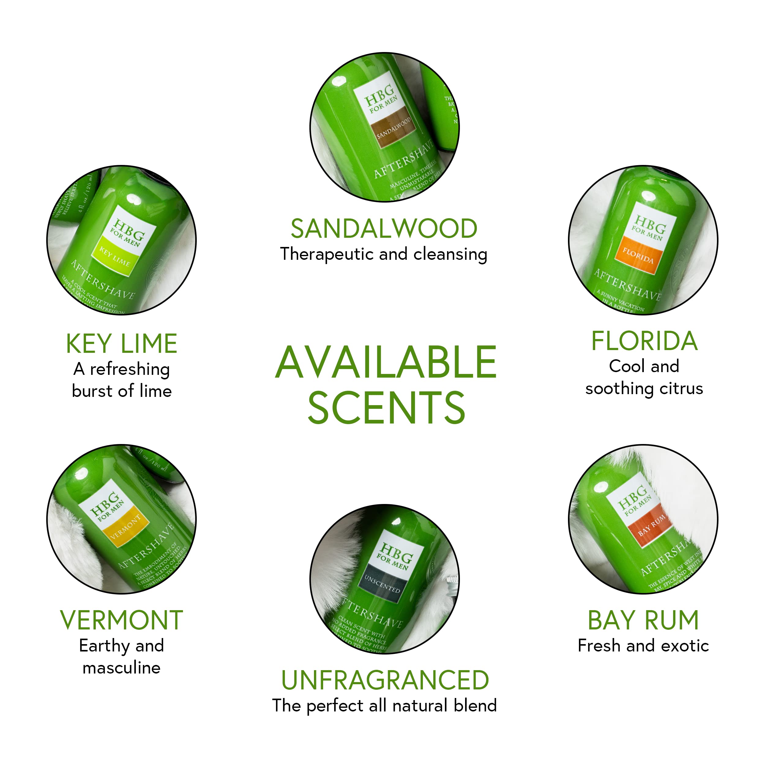 Herbal Aftershave - Key Lime, 4 oz