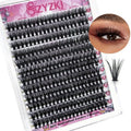 SZYZKJ Lash Clusters 3D Multilayered DIY Cluster Eyelash Extensions 144pcs D Curl 12-18mm Mix Individual Lashes Cluster (D Natural 12-18mm-D)