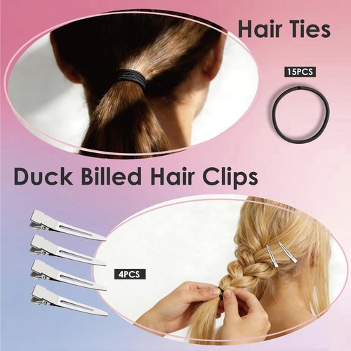 Hair Pins Kit,B1jounie YA Dance Stuff Cosmetology Kit Bobby Pins for Women Girls 126Pcs Hair Accessories Kit with Storage Box for Dance Ballet Cheerleading Travel