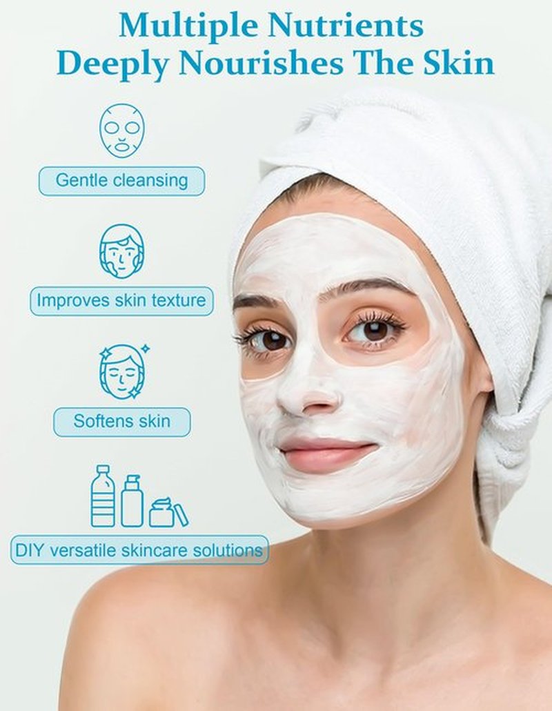 Jutqut Freshwater Pearl Powder Organic, 100g100% Natural Pearl Powder,DIY Skincare —DIY Antioxidant, Deep Cleansing, Pore-Shrinking, Anti-Aging Mask