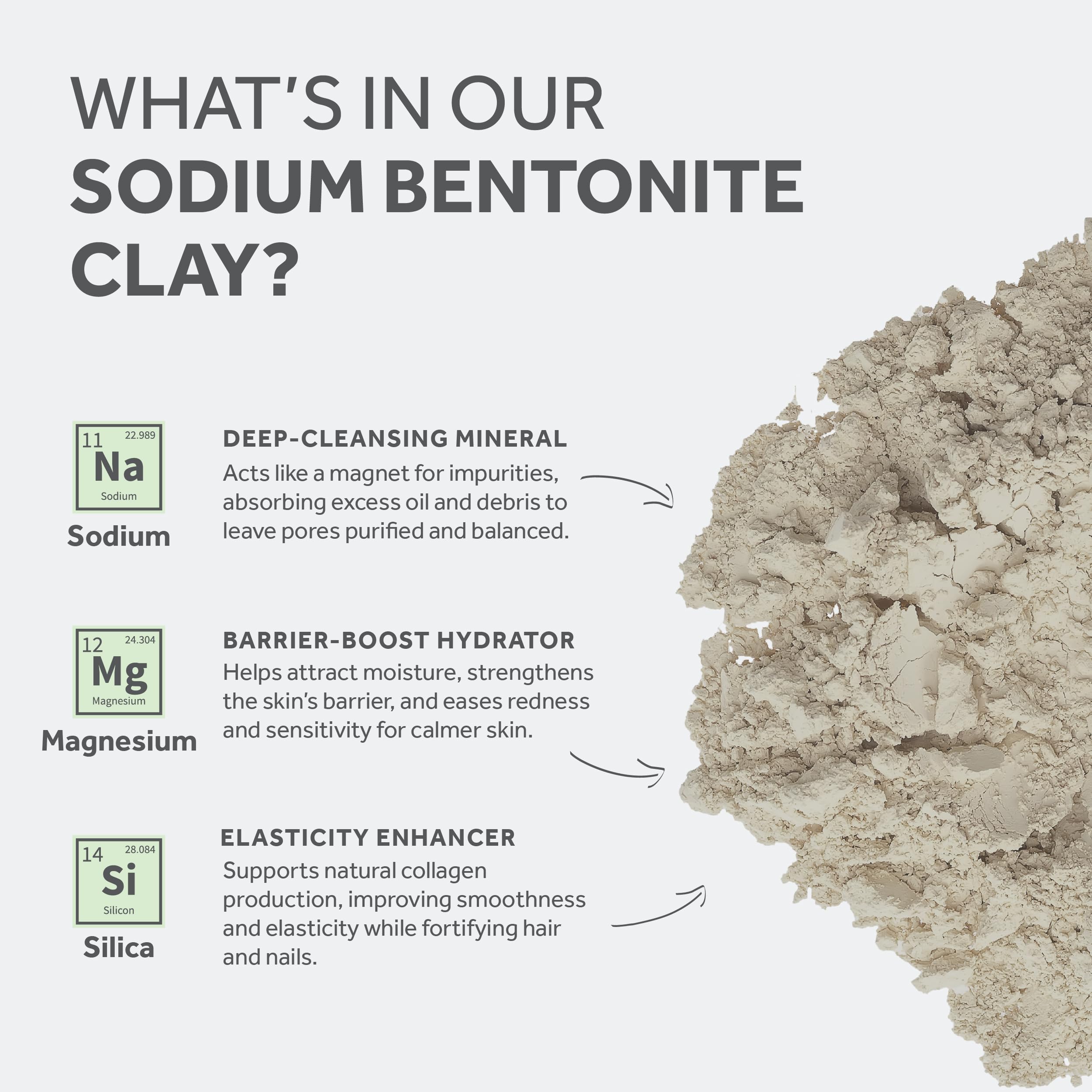 FOSSIL POWER Bentonite Clay Powder (5lb) | Bentonite Clay Mask For Face, Body, Feet, Hair & More | Deep Pore Cleansing | Clay Mask for Acne & Oily Skin | DIY Face Mask Beauty for Women & Men