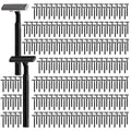 100 Pack Individually Wrapped Twin Blade Razors with Clear Safety Cap,Multipurpose Portable Shave Razor for Bathing Hotel Travel,Black(100 Count)