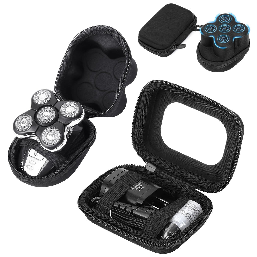 Generic Head Shaver Case Kit: 2 Cases (Razor & Accessory) Compatible with Remington Balder Pro XR7000, Balder Boss XR7120, FlexSeries, Freebird, Telfun-IPX7, Pamasana, Finishing Touch Electric Shavers
