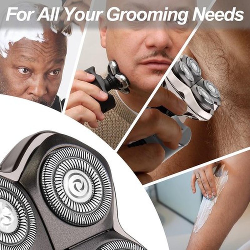Gold PRO 12 Pack Replacement Blades - Precision Grooming for Head, Face & Body | Compatible with Silver PRO & Platinum PRO