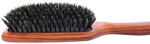 Spornette Deville Cushion Paddle Brush - Boar Bristle Hair Brush for Smoothing & Detangling | All Hair Types