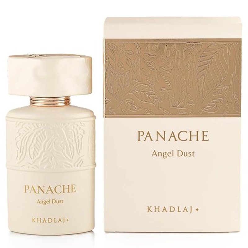 Khadlaj Panache Angel Dust - Long-Lasting Extrait de Parfum Spray for Women | Sweet, Fruity, Creamy, Musky, 3.4 oz