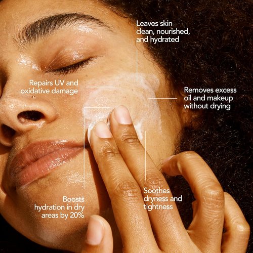 Doré Gel to Milk Face Cleanser - Gentle Hydrating Makeup Remover for Dry & Sensitive Skin (5 fl oz | 150 ml)