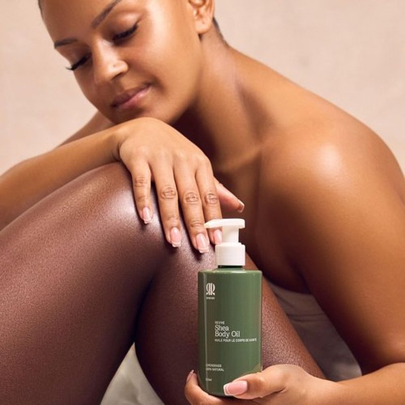 R&R Skincare Revive Shea Body Oil - Fast-Absorbing Hydrating Oil with Lemongrass | Nourishing for Dry Skin, Rich in Vitamins A, E & F