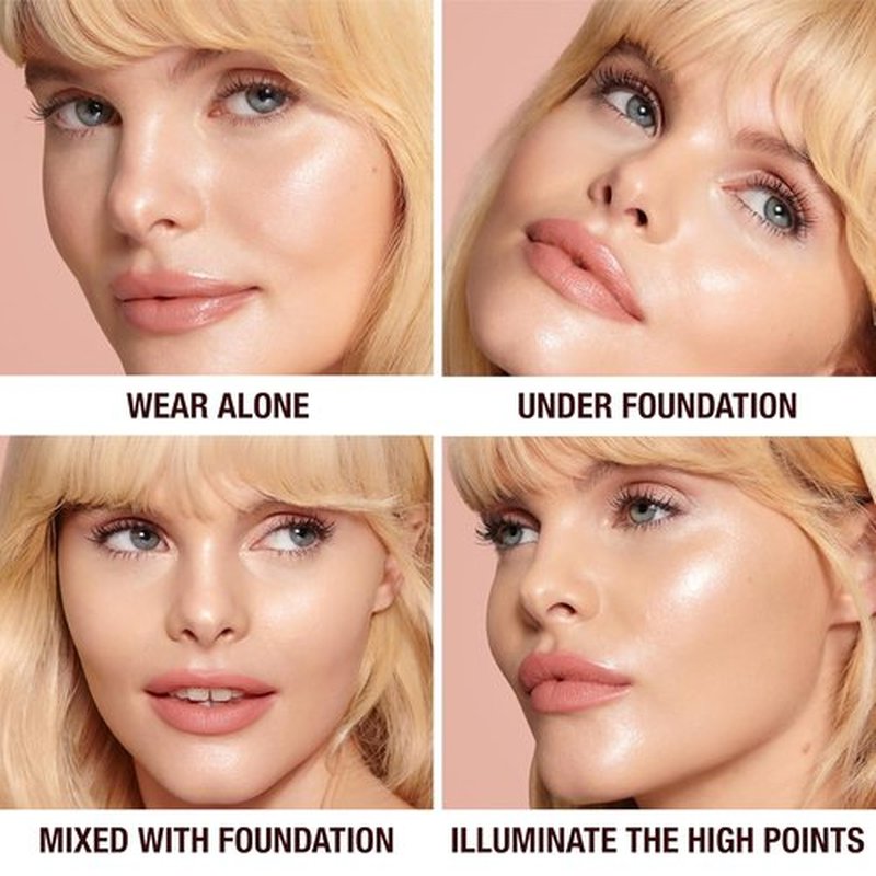 Charlotte Tilbury Hollywood Flawless Filter - Multi-Use Makeup Primer & Illuminating Highlighter for Smooth, Flawless Skin