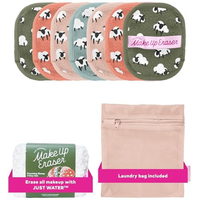 MakeUp Eraser | 7-Day Makeup Removal Set - Effortlessly Erase Waterproof Makeup with Just Water