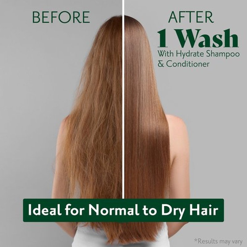Herbatint Hydrate Shampoo - Deep Hydration & Protection - Restores Softness & Shine - Shields Against Pollution - Free of Parabens - Infused with Maca - 8.8 fl oz