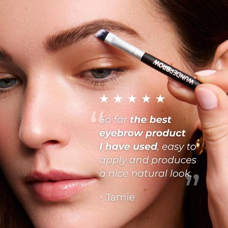 Soft Brow Define & Fill Powder Duo, Includes Dual ended Brush, Vegan and Cruelty Free (Blonde)