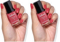 LONDONTOWN Blush Red Crème Nail Polish, Flushed Cheeks lakur, Vegan Chip-Resistant Long-Lasting Nail Lacquer, 40 fl oz (Pack of 2)