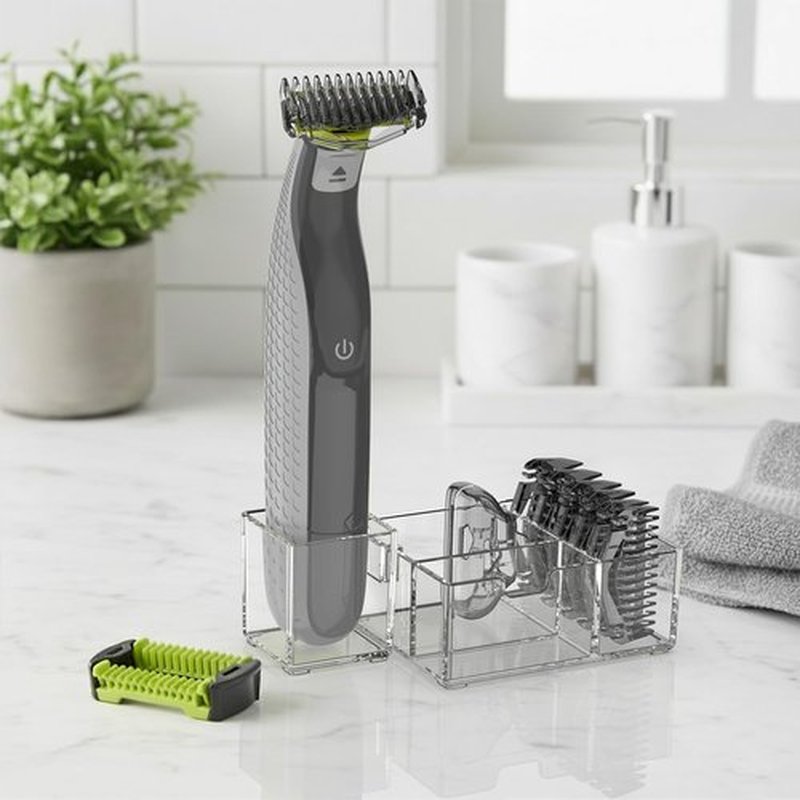 Philips Norelco OneBlade Guards Kit Plus - 1–6mm Guide Combs, Replacement Body Comb & Organizer Stand