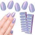 Color Street Purple Passion Glitter Nail Strips