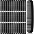 Yaomiao 500 Pieces Pocket Comb Bulk 5 Inch Plastic Hair and Travel Fine Tooth Combs for Women Men Beard Styling Dressing(Black)