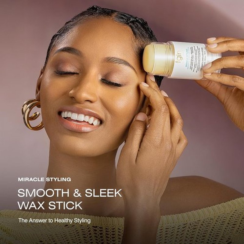 Thank God It's Natural Smooth & Sleek Wax Stick - Miracle Styling for Effortless Slicked-Back Hair