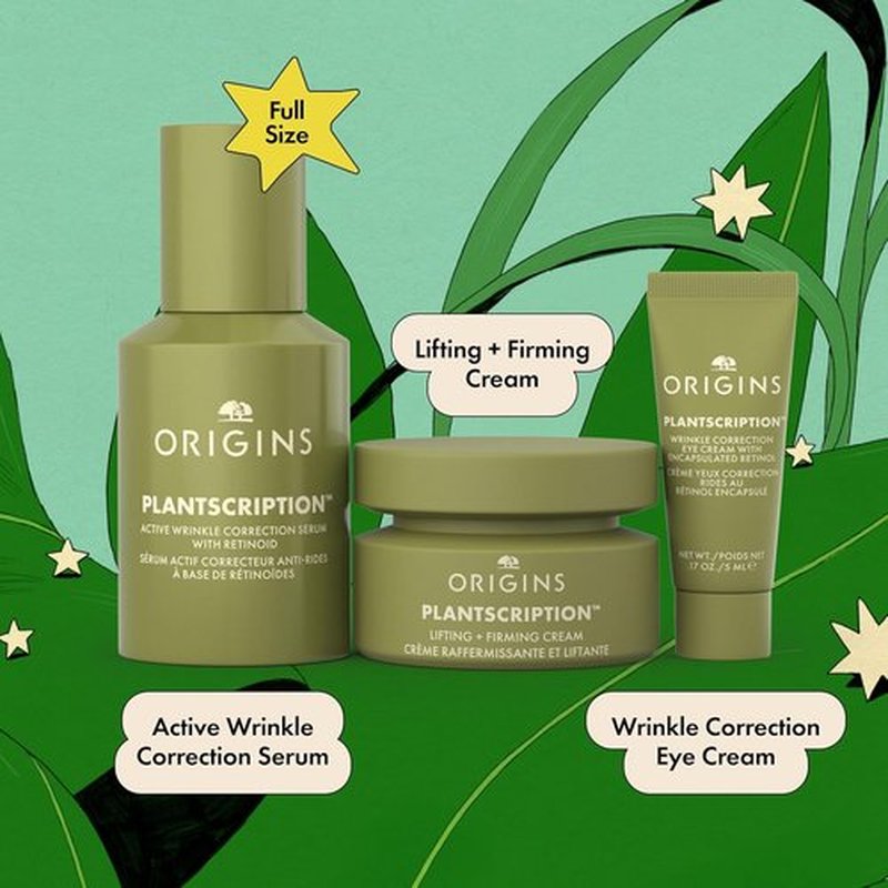 Origins Plantscription Lifting & Firming Peptide Moisturizer - Anti-Aging Face Cream for Fine Lines & Wrinkles
