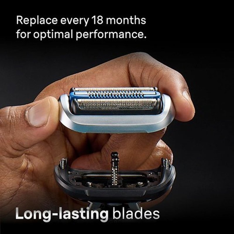 Braun Electric Shaver - Series 7 7120s | Wet & Dry Shave, Turbo & Gentle Modes, Waterproof, Space Grey