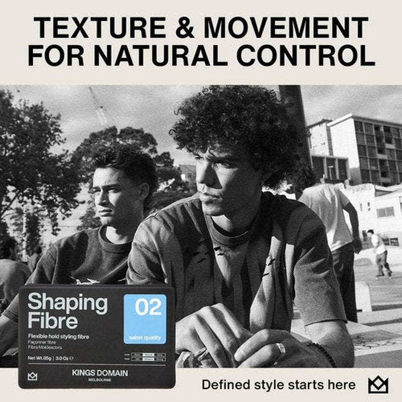 Skiennix Shaping Fibre - Men's Hair Paste with Medium Hold | Adds Natural Movement & Texture