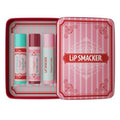 Lip Smacker Holiday Lip Balm Trio Tin – Gingerbread Cookie, Sprinkle Cookie & Oatmeal Cookie, Festive Flavored Lip Balms, Moisturizing Holiday Gift Set