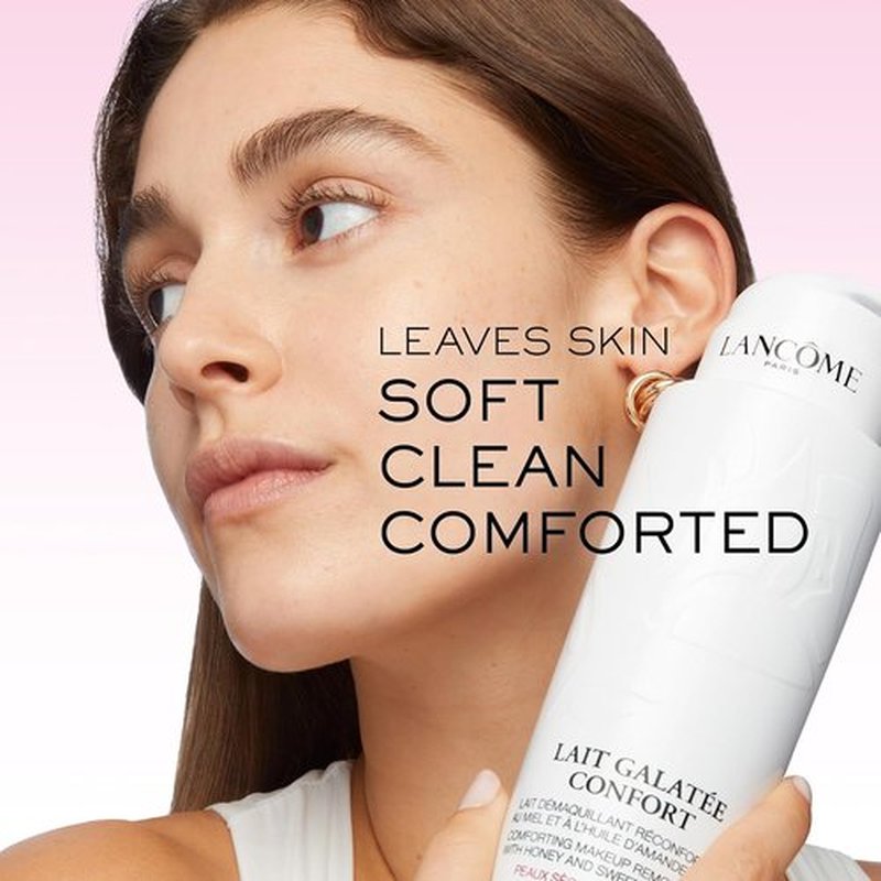 Lancôme Lait Galatée Confort Facial Cleanser - Nourishing Honey & Almond Oil Formula for Soft Skin