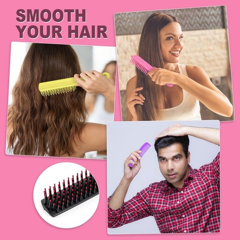 Hair Brush and Combs Bulk Individually Wrapped for Homeless,Disposable Hair Combs Bulk Hair Brushes Detangling Hairbrush for Women Shelter Nursing Hotel Church Charity Supplies50