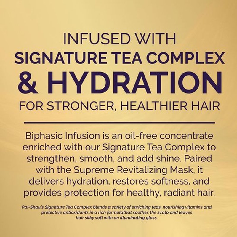 Pai-Shau Biphasic Infusion | Supreme Revitalizing Mask - Oil-Free Hair Serum for All Hair Types